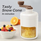 Portable Manual Ice Crusher – Hand Shaved Ice Machine for Home & Parties | ShauqBazaar