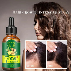 7 Day Ginger Germinal Oil – Hair Growth Nutrient Solution & Scalp Treatment | ShauqBazaa