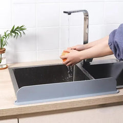 Reusable Silicone Sink Splash Guard 14 Inch – Countertop Water Barrier | ShauqBazaar