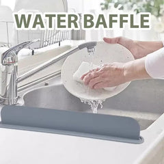 Reusable Silicone Sink Splash Guard 14 Inch – Countertop Water Barrier | ShauqBazaar