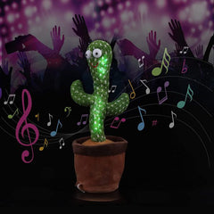 Dancing Talking Cactus Plush Toy – Funny Interactive Kids Gift | ShauqBazaar