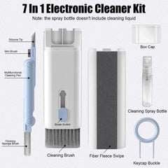 7-in-1 Keyboard Cleaner Kit – Scalable Headset & PC Cleaning Tool Set | ShauqBazaar
