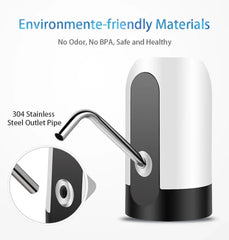 Automatic Wireless Water Dispenser Pump – USB Electric Bottle Water Pump | ShauqBazaar