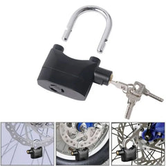High-Security Gembok Alarm Lock – Waterproof Siren Padlock for Bike & Door | ShauqBazaar
