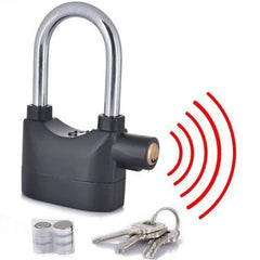 High-Security Gembok Alarm Lock – Waterproof Siren Padlock for Bike & Door | ShauqBazaar