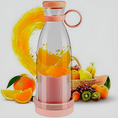 Mini Portable Electric Blender & Fruit Juicer 380ml – USB Rechargeable | ShauqBazaar