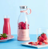Mini Portable Electric Blender & Fruit Juicer 380ml – USB Rechargeable | ShauqBazaar