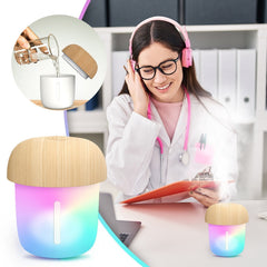 Mushroom Shape Portable Mini Humidifier – USB Cool Mist for Home & Office | ShauqBazaar