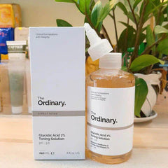 The Ordinary Glycolic Acid 7% Toning Solution 240ml – Exfoliating Toner | ShauqBazaar