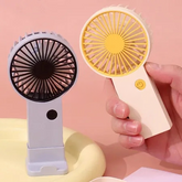 Portable Mini Rechargeable Fan with Desktop Stand – Buy Online | ShauqBazaar