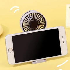 Portable Mini Rechargeable Fan with Desktop Stand – Buy Online | ShauqBazaar