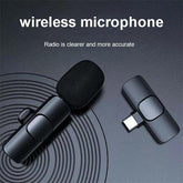 K8 Type-C Wireless Microphone – Portable Clip-On Mic for Phone & Camera | ShauqBazaar