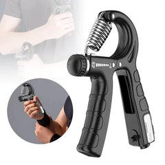 Adjustable Hand Gripper with Counter – Finger & Wrist Strengthener | ShauqBazaar