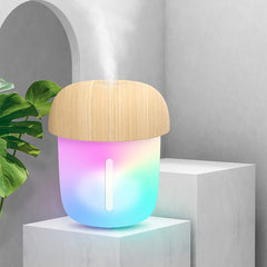 Mushroom Shape Portable Mini Humidifier – USB Cool Mist for Home & Office | ShauqBazaar