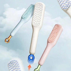 Self Cleaning Hair Comb – One Button Clean Detangling Brush | ShauqBazaar