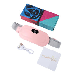 Digital Period Heating Pad & Vibrating Belt – Fast Menstrual Cramp Relief | ShauqBazaar