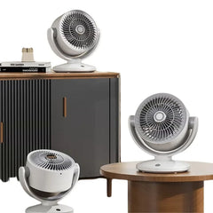 Oscillating Desktop Fan FT-905 – Rechargeable Mini Table Fan with LED Display | ShauqBazaar