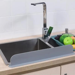 Reusable Silicone Sink Splash Guard 14 Inch – Countertop Water Barrier | ShauqBazaar