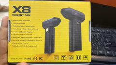 X8 Violent Fan – Portable Mini Turbo Jet Fan with Digital Display | ShauqBazaar