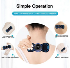 Mini EMS Body Massager – Pulse Neck & Pain Relief Massager | ShauqBazaar