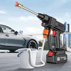 Automatic Cordless Car Wash Spray Gun 48V – High Pressure Wireless Washer | ShauqBazaar