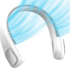 Wearable 3-Speed Neck Cooler Fan – USB Rechargeable for Outdoor & Indoor | ShauqBazaar