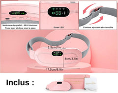 Digital Period Heating Pad & Vibrating Belt – Fast Menstrual Cramp Relief | ShauqBazaar