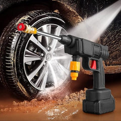 Automatic Cordless Car Wash Spray Gun 48V – High Pressure Wireless Washer | ShauqBazaar