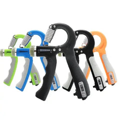 Adjustable Hand Gripper with Counter – Finger & Wrist Strengthener | ShauqBazaar