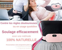 Digital Period Heating Pad & Vibrating Belt – Fast Menstrual Cramp Relief | ShauqBazaar