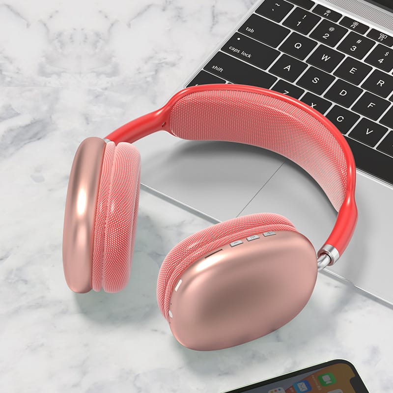 P9 Wireless Bluetooth Headphones – Adjustable Over-Ear Stereo Headset | ShauqBazaar