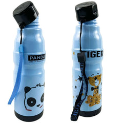 Kids Water Bottle 650ml – Cute Minions Panda Rabbit Design Leak-Proof BPA Free | ShauqBazaar