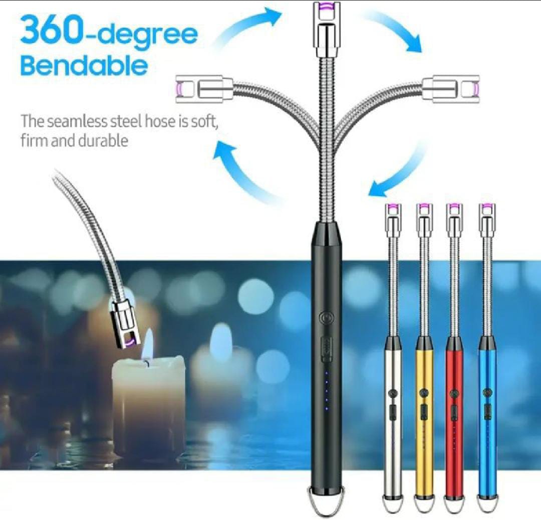 Arc Lighter with USB Charging – Windproof Electric Plasma Lighter | ShauqBazaar