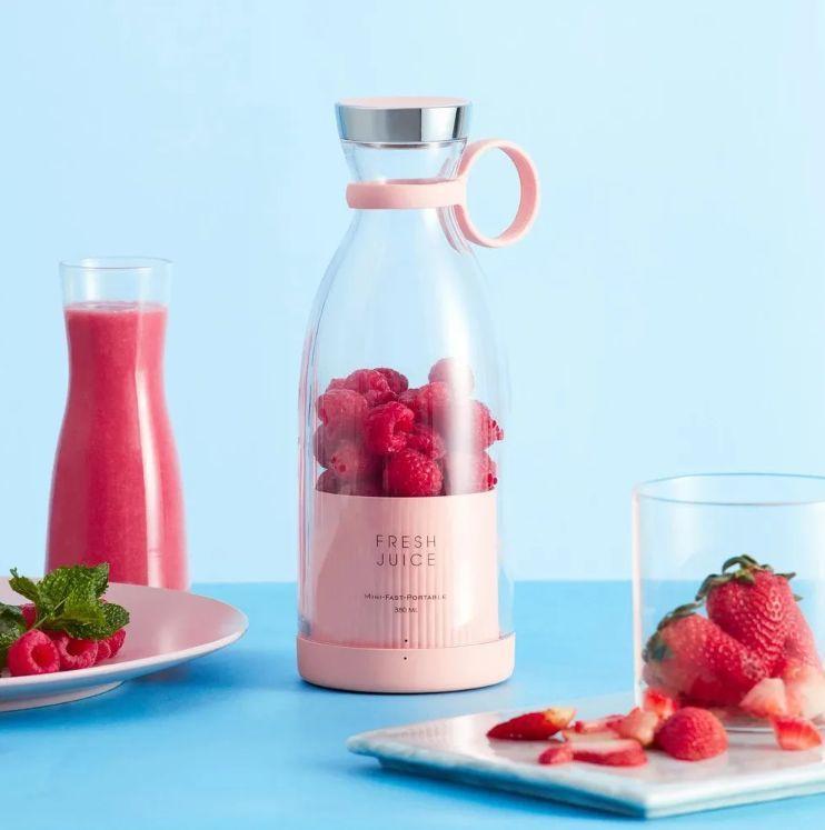 Mini Portable Electric Blender & Fruit Juicer 380ml – USB Rechargeable | ShauqBazaar