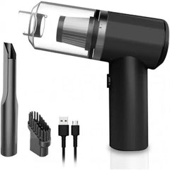 3-in-1 Mini USB Rechargeable Vacuum Cleaner – Portable Desk & Car Cleaner | ShauqBazaar