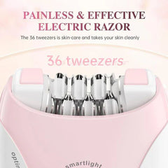 Daling DL-6032 Women's Cordless Epilator – Rechargeable Hair Removal Device | ShauqBazaar