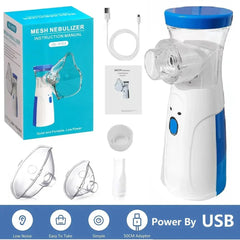 Portable Mesh Nebulizer for Kids & Adults – Silent Handheld Inhaler | ShauqBazaar