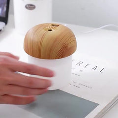 Mushroom Shape Portable Mini Humidifier – USB Cool Mist for Home & Office | ShauqBazaar