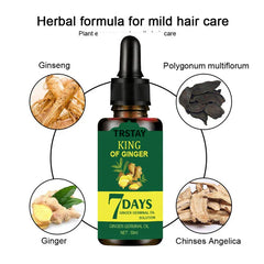 7 Day Ginger Germinal Oil – Hair Growth Nutrient Solution & Scalp Treatment | ShauqBazaa