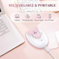 Daling DL-6032 Women's Cordless Epilator – Rechargeable Hair Removal Device | ShauqBazaar