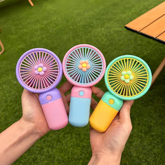 Portable Mini Rechargeable Fan with Desktop Stand – Buy Online | ShauqBazaar