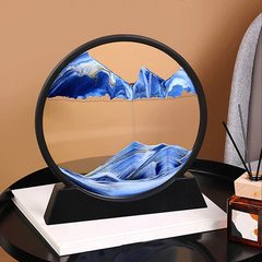 3D Moving Sand Art Frame 7 Inch – Liquid Motion Desk Decor | ShauqBazaar
