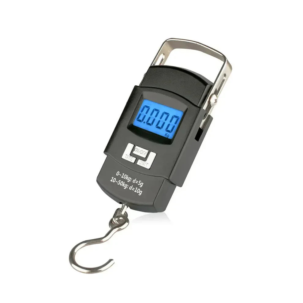 Digital Hanging Weight Scale with Hook – Portable Luggage & Fish Scale | ShauqBazaar